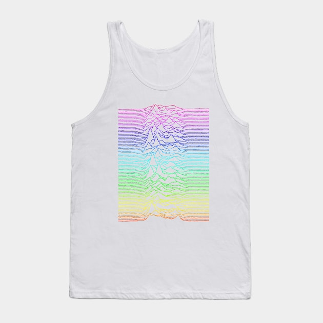 SciAm Pulsar Rainbow Tank Top by Fun-E-Shirts